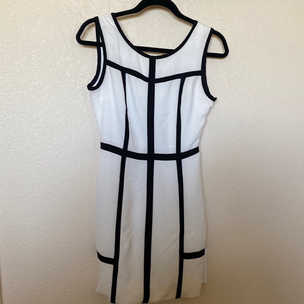 ark&co black/white short dress